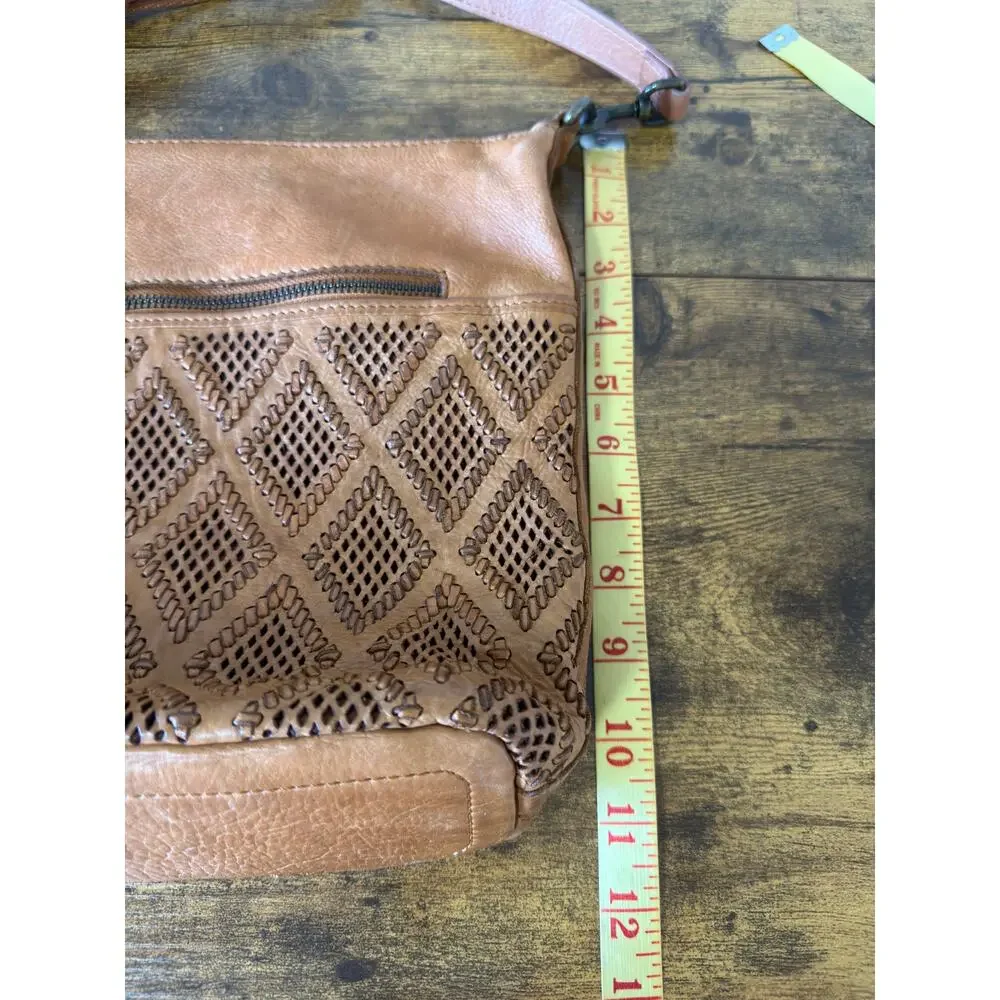 Vilenca Holland Leather Crossbody Bag Purse Boho Bohemian